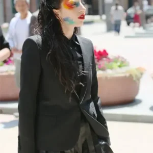 Unisex Harley Quinn Joker Folie a Deux 2024 Black Blazer