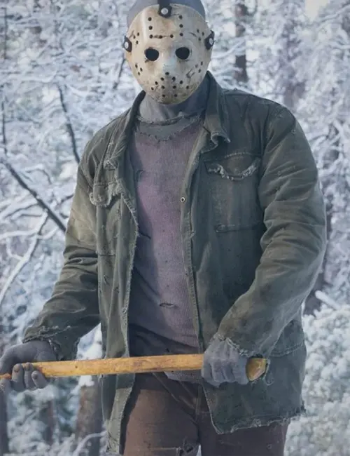 Vincente DiSanti Never Hike In The Snow Jason Voorhees Green Jacket
