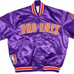 Vtg Rare NBA Phoenix Suns Starter Satin Varsity Jacket
