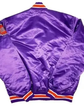Vtg Rare NBA Phoenix Suns Starter Varsity Jacket Back