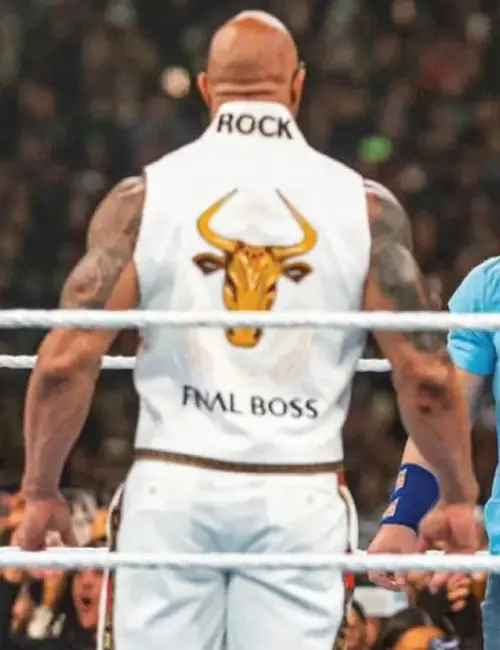 WWE Wrestlemania Dwayne Johnson The Rock Final Boss Vest