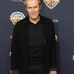 Willem Dafoe Beetlejuice Beetlejuice 2024 Black Coat 