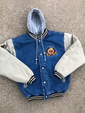 90s Xxxtentacion The Pooh Winnie Varsity Jacket 1