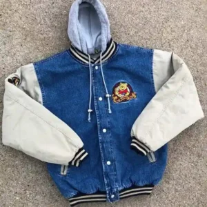 90s Xxxtentacion The Pooh Winnie Varsity Jacket 1