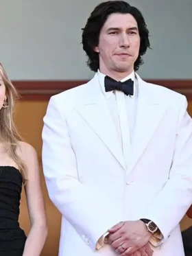 Adam Driver Megalopolis 2024 Premiere White Blazer