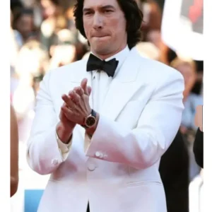 Adam Driver Megalopolis 2024 Premiere White Blazer front