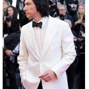 Adam Driver Megalopolis 2024 Premiere White Blazer side