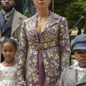 Alice Mondrich Bridgerton Season 03 Printed Floral Coat