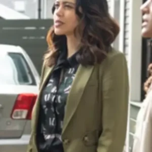 Alyssa Diaz The Rookie Season 06 Olive Blazer