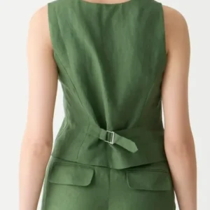 Amanda Kloots The Talk 2024 Cotton Vest Backside