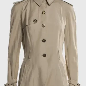 Anaya Taylor Beige Cotton Coat
