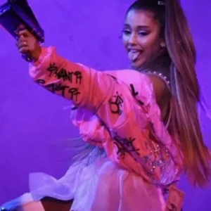 Ariana Grande Pink Puffer Jacket