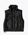 Ashley Black Faux Leather Vest 