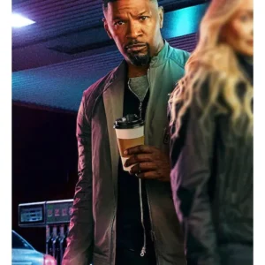 Back in Action 2024 Jamie Foxx Cotton Jacket front