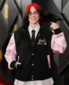 Billie Eilish Grammy Awards Team Barbie Bomber Jacket On Sale 