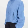 Blue lorna Cropped Parachute Jacket