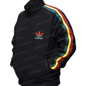 Bob Marley Adidas Black Fleece Track Jacket Right