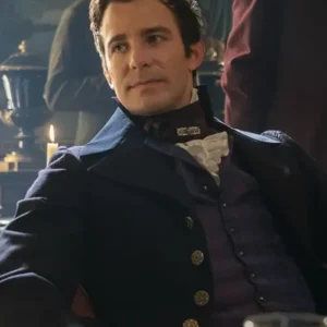 Bridgerton Season 03 Luke Thompson Blue Tailcoat