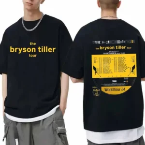 Bryson Tiller Concert Printed Cotton Shirt