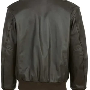 Buy Army Green Service Uniform Brown Bomber Leather Jacket For Sale Men And Women