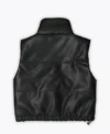 Buy Ashley Black Faux Leather Vest