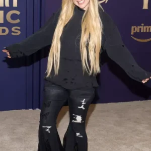 Buy Avril Lavigne 59th Academy of Country Music Awards Black Hoodie For Sale Men And Women
