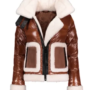 Buy Carra Patterson Elsbeth 2024 Brown Fur Puffer Jacket