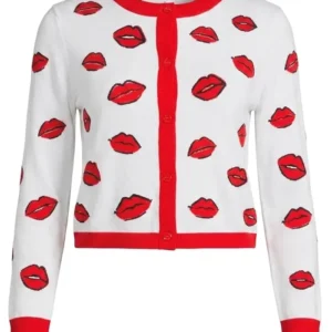 Buy Carrie Preston Elsbeth 2024 Red Lip Print Jacket