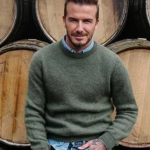 Buy David Beckham Green Jumper