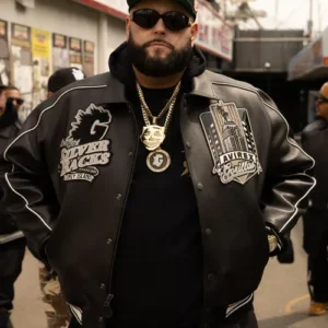 Buy Gorilla Nems Avirex Coney Island Bomber Leather Jacket For Sale