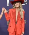 Buy Lainey Wilson 2024 ACM Awards Red Blazer For Sale Women