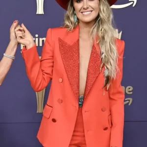 Buy Lainey Wilson 2024 ACM Awards Red Blazer For Sale Women