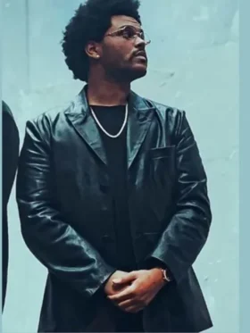 Buy Maluma Hawai Remix The Weeknd Black Genuine Leather Jacket For Sale Men And Women