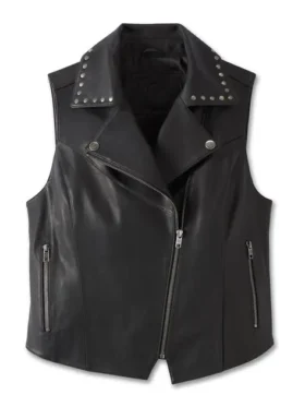 Buy Patricia Studded Leather Vest