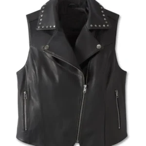 Buy Patricia Studded Leather Vest