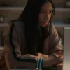 Buy Tara Raani Grown ish S06 Plaid Bomber Jacket
