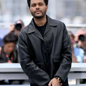 Buy The Idol 76th Annual Cannes Film Festival The Weeknd Leather Jacket For Sale Men And Women