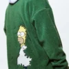 Buy The Simpsons Homer Bush Polar Fleece Jacket