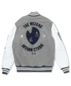 Buy The Weeknd XO Roots HOB Premium Award White and Grey Varsity Jacket For Sale Men And Women