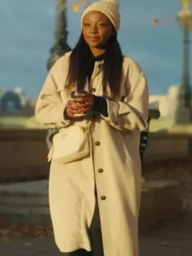 Buying London Reme Nicole White Trench Coat