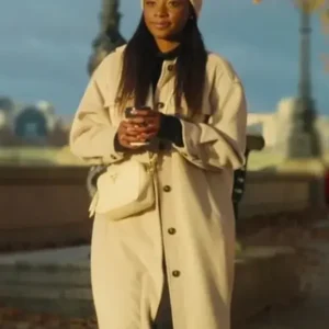 Buying London Reme Nicole White Trench Coat