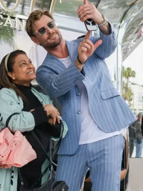 Cannes Film Festival Chris Hemsworth 2024 Blue Suit