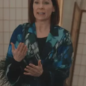 Carrie Preston Elsbeth 2024 Elsbeth Tascioni Floral Belted Jacket