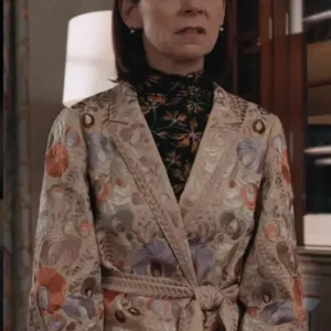 Carrie Preston Elsbeth 2024 Embroidered Wrap Jacket