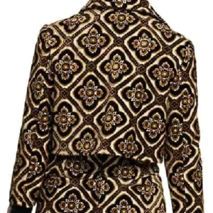 Carrie Preston Elsbeth 2024 Etro Tapestry Jacket Back