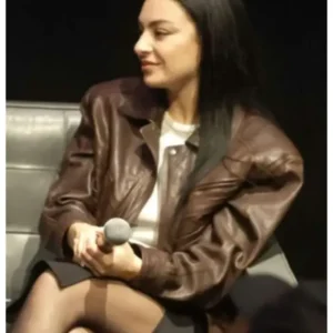Charli XCX I Saw the TV Glow 2024 Leather Jacket side