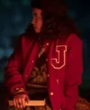 Claudia Interview with the Vampire Red Varsity Jacket For Women