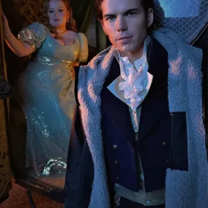 Colin Bridgerton Bridgerton Season 03 Shearling Coat