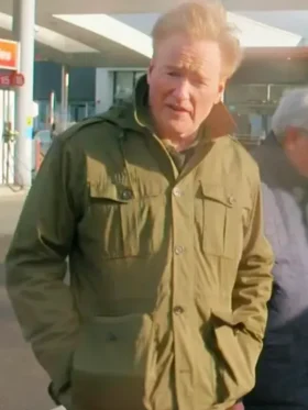 Conan OBrien Must Go 2024 Conan OBrien Green Cotton Jacket
