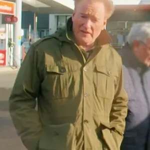Conan OBrien Must Go 2024 Conan OBrien Green Cotton Jacket